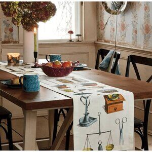 John Derian For Target Farmhouse Objects Table Runner 14 in x 90 in Fall Decor